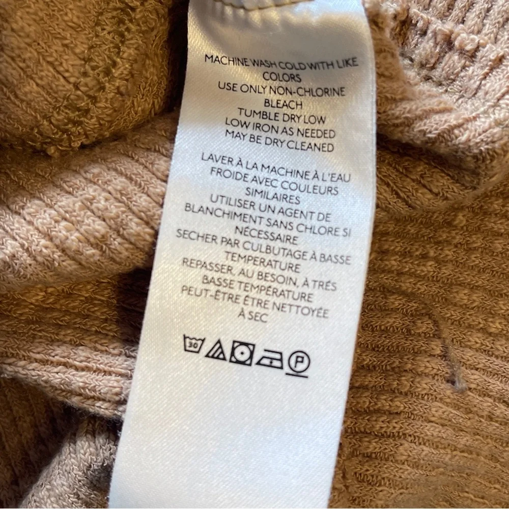 Free People We the Free Casey Rib Tunic‎ Sweater L